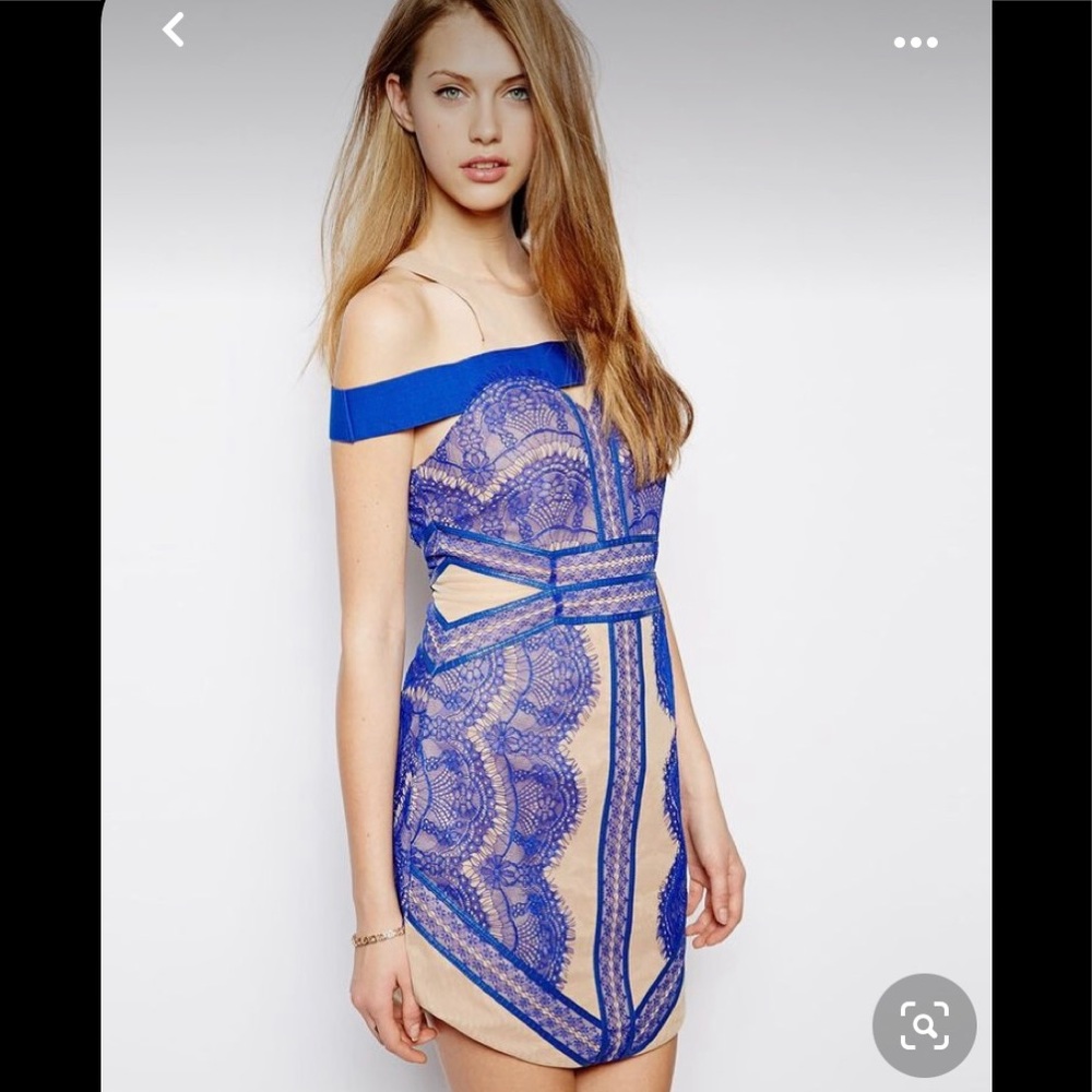 Three floor mischief dress in Parisian blue 4
